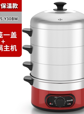 全民电蒸锅不锈钢家用预约定时保