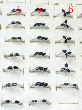 赔钱赚人气银镶蓝宝石蓝宝石戒指