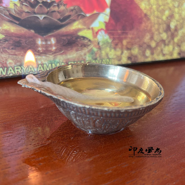 India imported pure copper Buddha lamp oil lamp