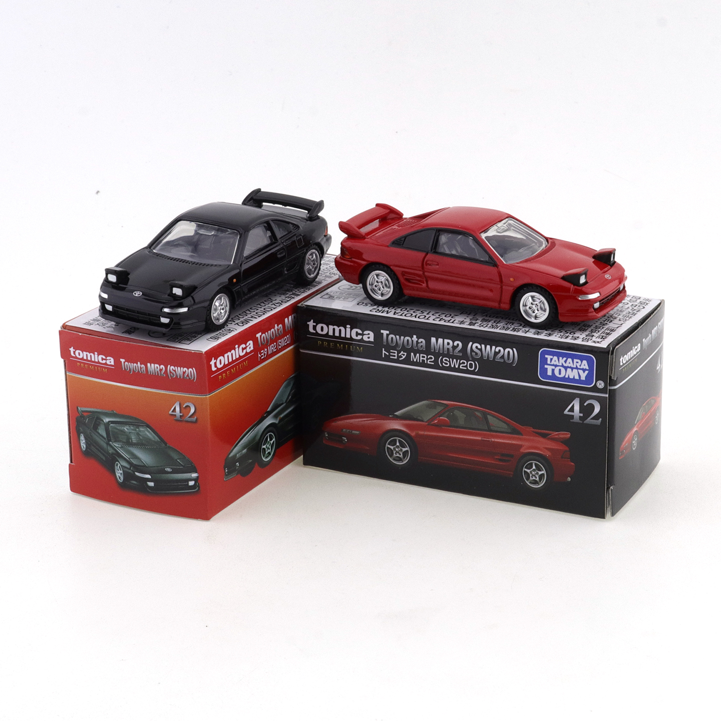 TOMY多美卡TP42 丰田Toyota MR2 (SW20) 黑盒旗舰合金车模型摆件 - 图0