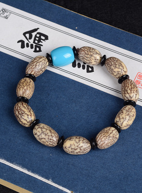 跑量款银线菩提子单圈手串麒麟眼金刚菩提子串珠手链男女文玩饰品