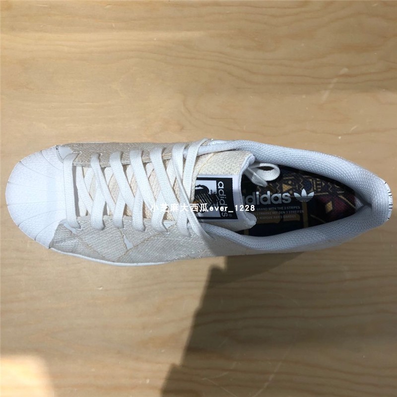 adidas三叶草专柜SUPERSTAR 50万圣节木乃伊法老夜光运动鞋G55618 - 图2