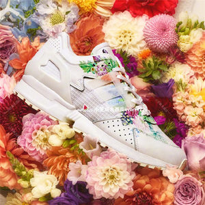 adidas三叶草专柜正品Meissen ZX 10.000 C情侣花卉运动鞋FZ4888