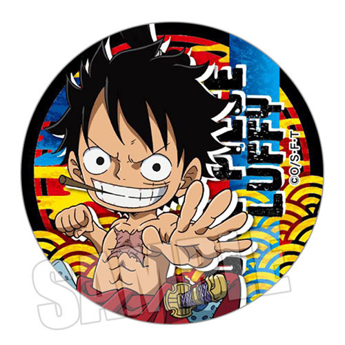 海贼王Q版动漫徽章 航海王onepiece路飞/罗/基德吧唧胸章10种/L - 图0