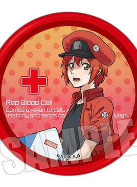 工作细胞吧唧 Cells at Work!动漫二次元 铁底徽章胸章现货I