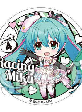 初音未来 2019赛车初音吧唧 Q版角色 动漫徽章胸章现货 J