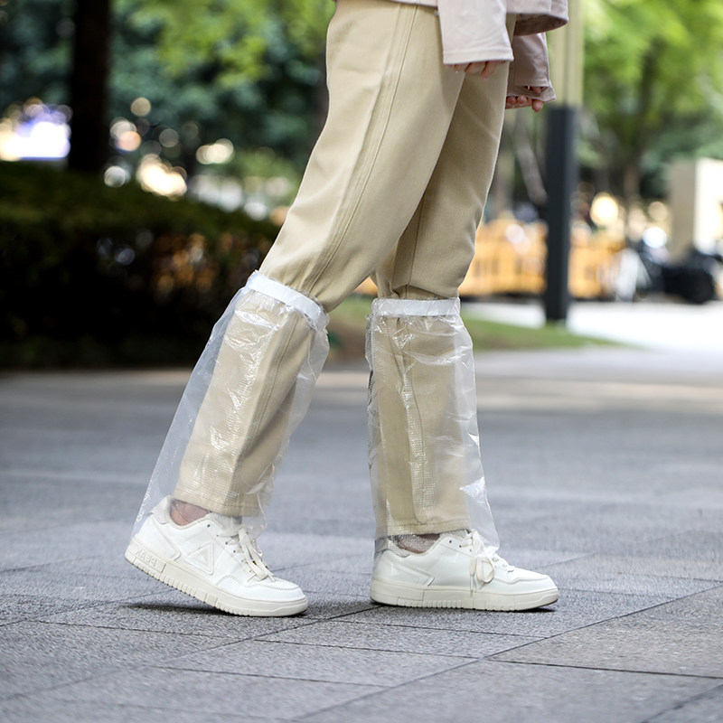 裤管防水套电瓶车骑行防溅水裤脚保护套塑料透明一次性裤腿脚套,淘宝优惠券,粉丝福利购,淘宝优惠卷