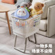 Imported Japanese bathrooms can stand with dirty clothes baskets with elevated brackets foldable hand-mounted laundry and clothes storage baskets
