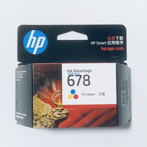 原装惠普HP678墨盒 2648 4518 3548 1518 4648 2548 黑色彩色墨盒 - 图1