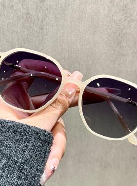 茶色墨镜女款小脸偏光防紫外线级感太阳镜2025新款近视可配度数