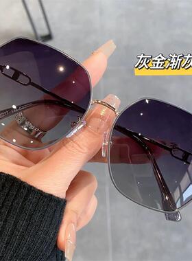 2025墨镜女款级感大脸防紫外线防晒偏光太阳镜眼镜开车专用