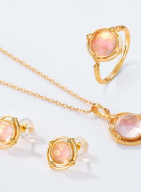 新款轻奢风珐琅飞鸟吊坠S925银渡18K金PT950铂金镀金粉晶几何小鸟