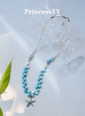 PrincessYY原创手作年轻人淡水珍珠天然串珠项链轻奢小众新款配饰