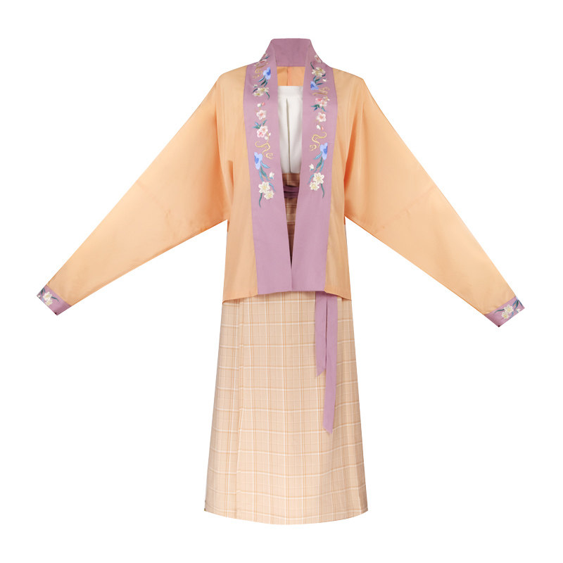 宋制汉服三件套原创日常薄款裙白菜 陌若汉服