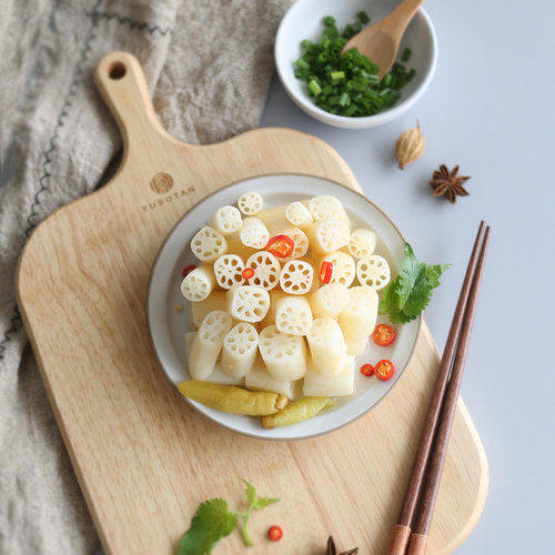 华贵洪湖泡藕带泡椒藕尖即食凉菜酸辣藕节泡菜下饭菜整箱湖北特产 - 图1