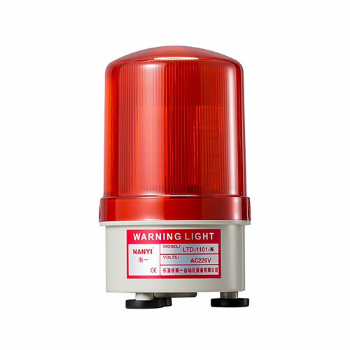 南一LTD-1101强磁吸顶LED模拟旋转警示灯爆闪声光报警器24V12v220 - 图3