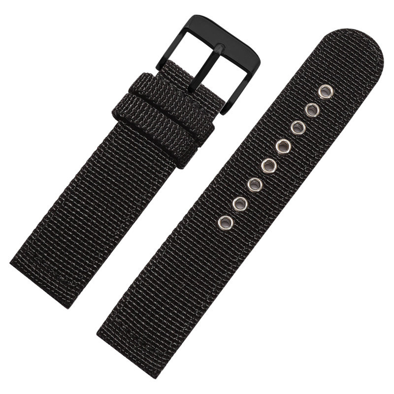 军绿色帆布尼龙表带精工鸡尾酒罐头 爱梦爱配件