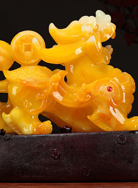 貔貅摆件工艺品家居电视柜办公室装饰品创意开业礼品一件代发