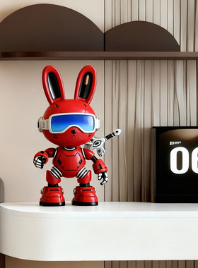 创意兔子手办摆件客厅轻奢高档电视柜酒柜家居装饰品乔迁新居礼物