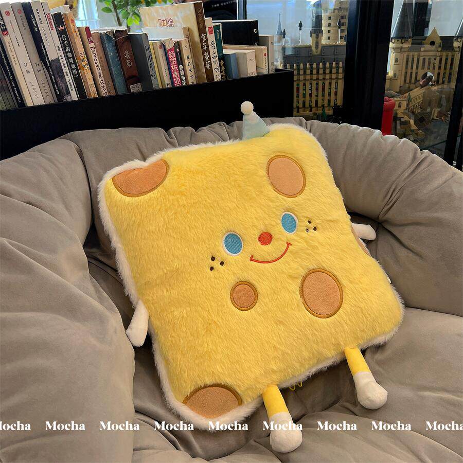 可爱芝士抱枕被子两用办公室午睡枕头空调毯子二合一车载靠背垫女,淘宝优惠券,粉丝福利购,淘宝优惠卷