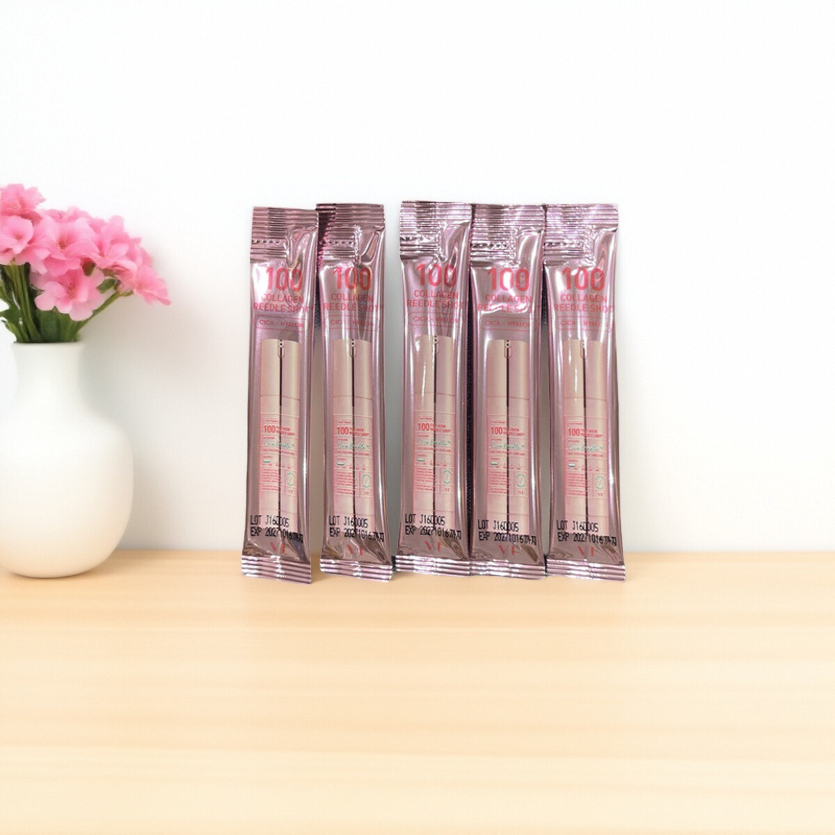 韩国VT薇蒂积雪草补水收缩毛孔不刺激微针精华混装2ml便携装100针 - 图2