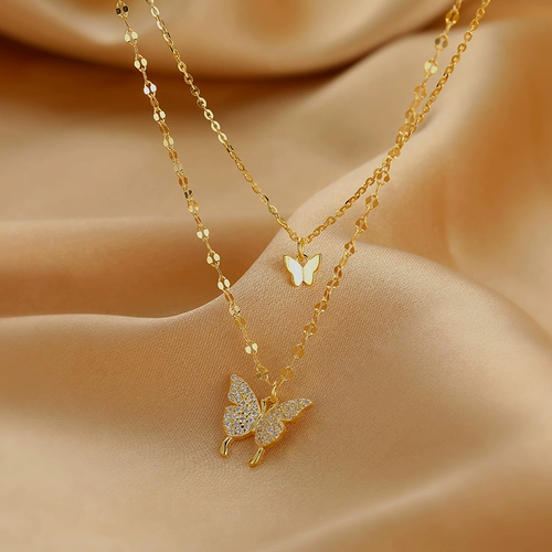 Ожерелье, сексуальная цепочка до ключиц, серебро 925 пробы, коллекция 2022