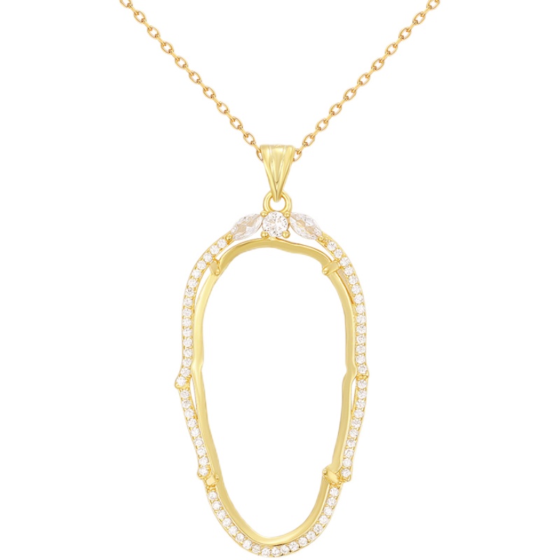 纯银s925豪华款翡翠叶子吊坠空托镶嵌蜜蜡玉髓树叶18K金色吊坠托 - 图3