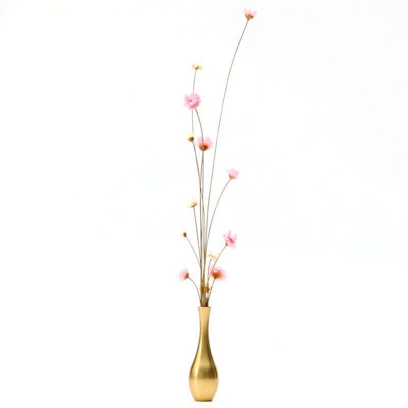 花瓶迷你小号黄铜香炉香茶道桌面配件 装饰干花器禅意日式花插,淘宝优惠券,粉丝福利购,淘宝优惠卷