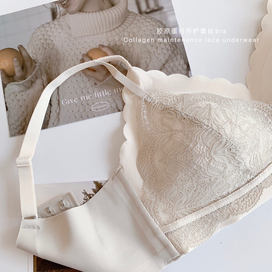 胶原蛋白养护蕾丝6613法式性感内衣 amelielady文胸