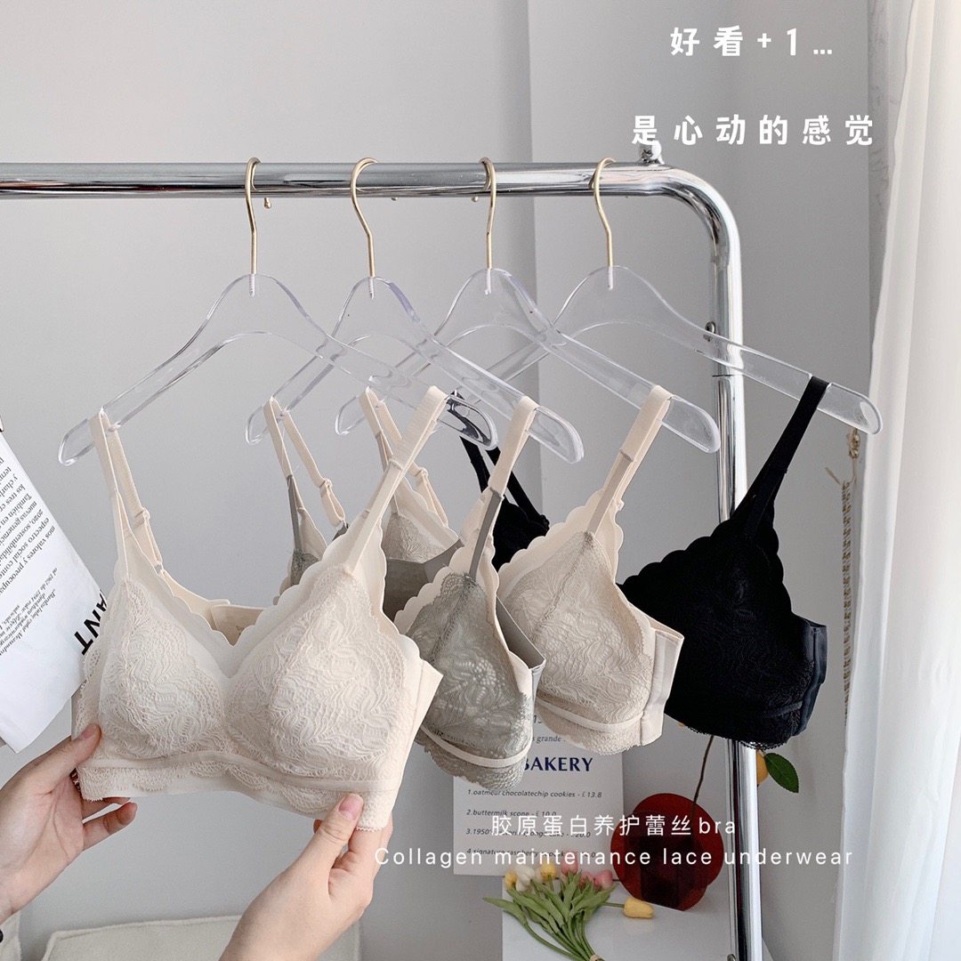 胶原蛋白养护蕾丝6613法式性感内衣 amelielady文胸