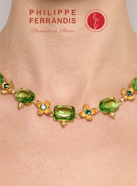 【新品首发】菲昂迪斯金色罗兰项链设计感轻奢气质高级感