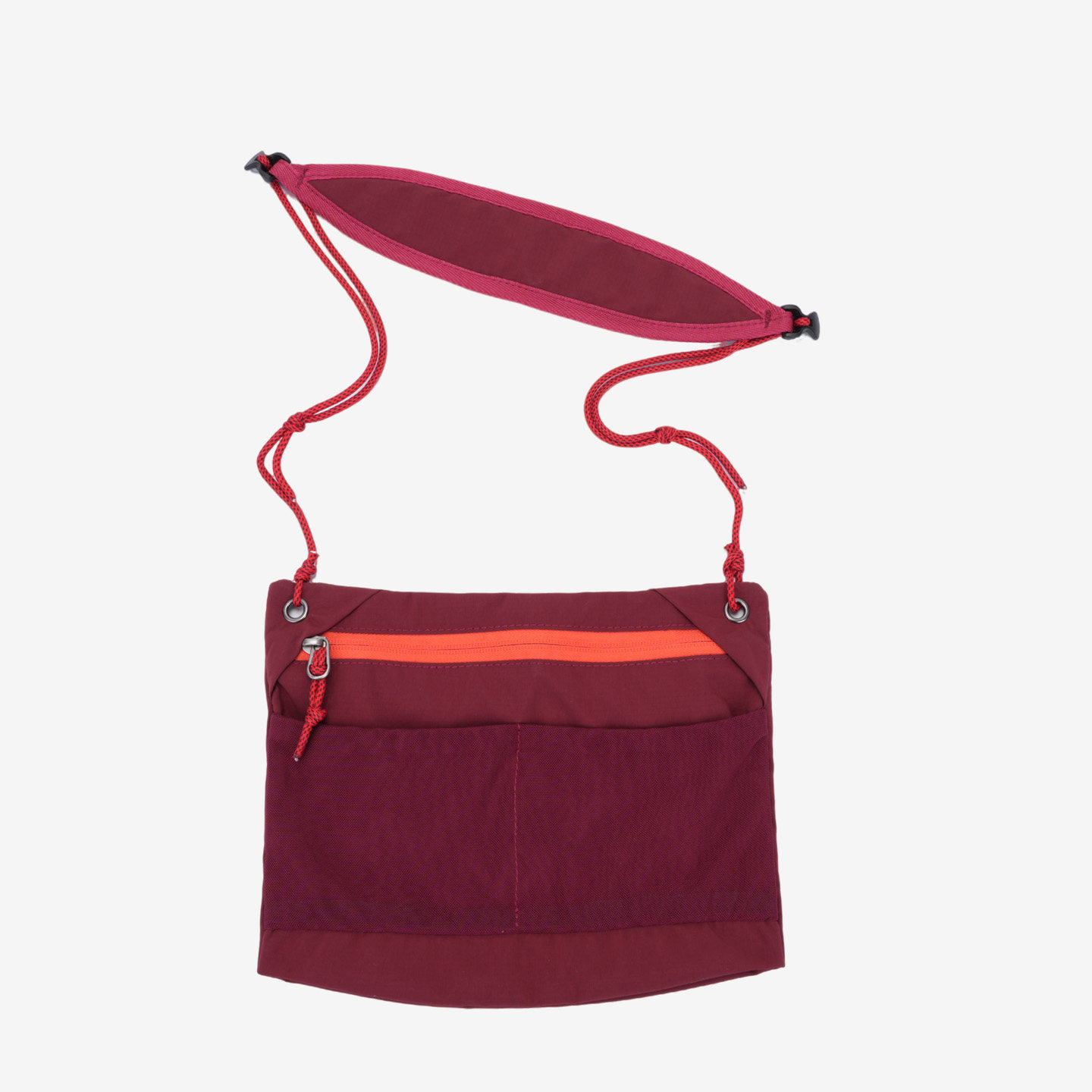 HDBFORM contrasting color functional crossbody bag