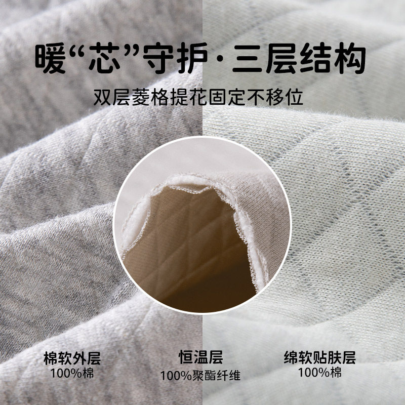 顶呱呱儿童保暖裤三层夹棉空气层男女童纯棉毛裤秋裤加厚冬季打底,淘宝优惠券,粉丝福利购,淘宝优惠卷