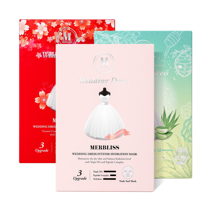 韩国merbliss茉贝丽思婚纱面膜套装 merbliss贴片面膜