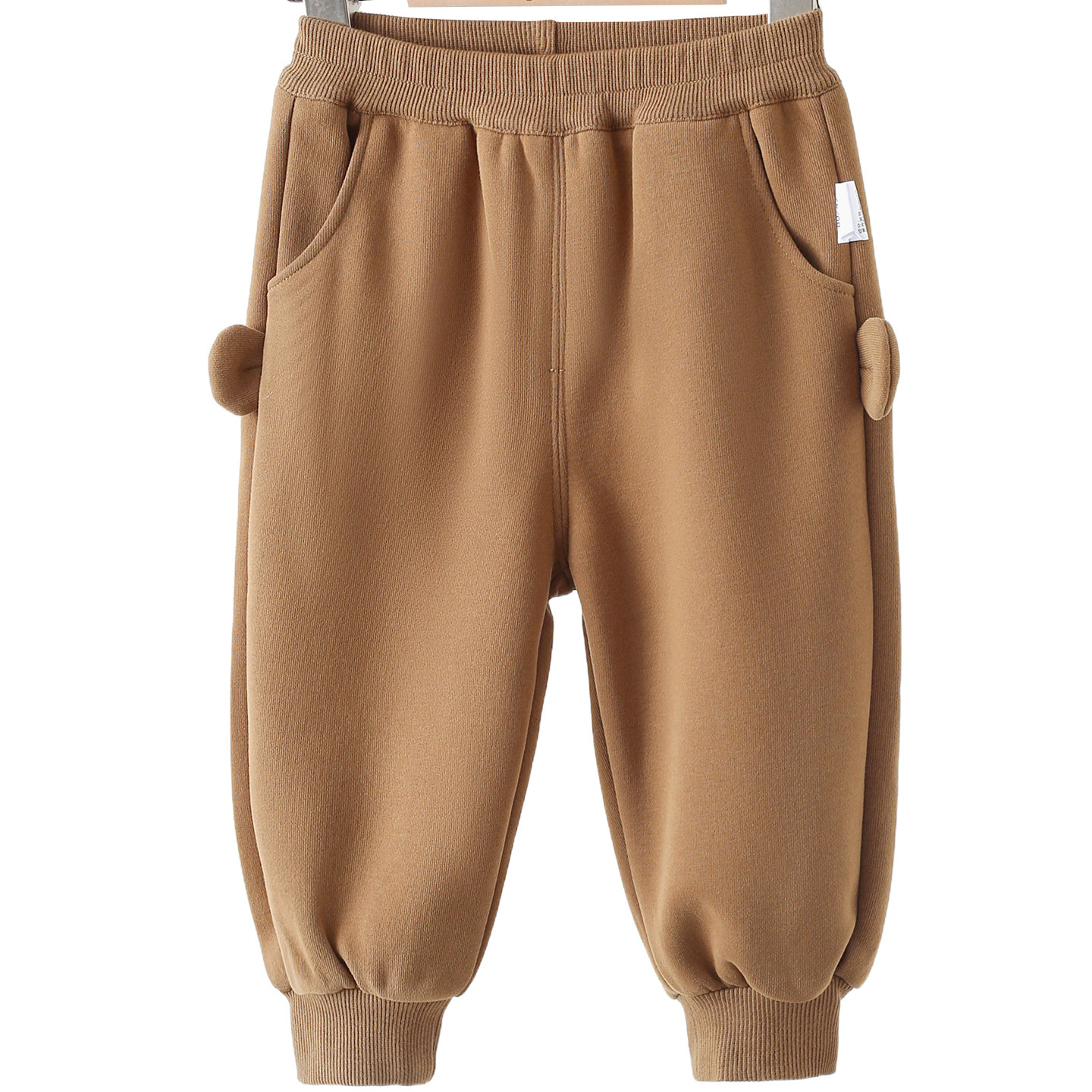 婴儿裤子秋冬季卡通萌趣熊耳朵男女宝宝休闲裤卫裤保暖束脚裤外穿,淘宝优惠券,粉丝福利购,淘宝优惠卷