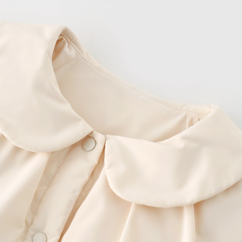 婴儿羽绒服冬季白鸭绒甜美花朵娃娃衫女宝宝保暖上衣女童外套冬装,淘宝优惠券,粉丝福利购,淘宝优惠卷