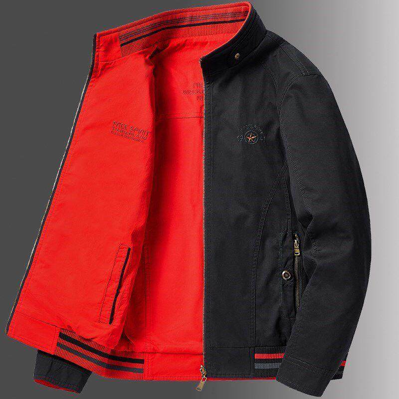 MAROLIO~一起感受美丽的秋冬！高级感双面穿夹克男士秋冬休闲外套,淘宝优惠券,粉丝福利购,淘宝优惠卷