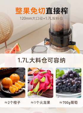 【三段榨】九阳免切大口径原汁机