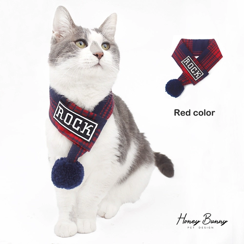 Honeybunny осень и зимний питомец с длинным шарфом золотые волосы собачья кошачья волосы клетчатые крабовые украшения