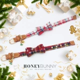 Чокер ручной работы, рождественский колокольчик, галстук-бабочка с бантиком, домашний питомец, кот