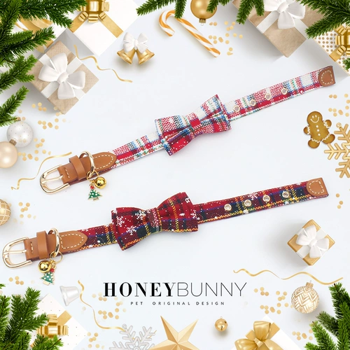 Чокер ручной работы, рождественский колокольчик, галстук-бабочка с бантиком, домашний питомец, кот