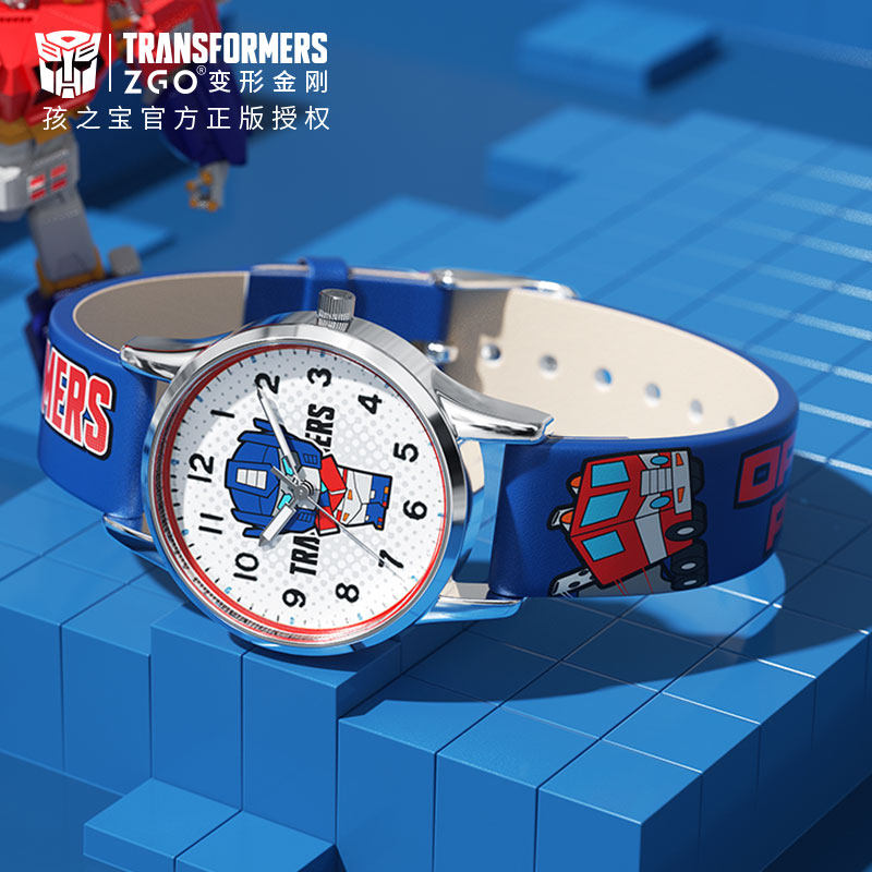 变形金刚机械六一儿童节礼物电子表 刀锋手表国产腕表