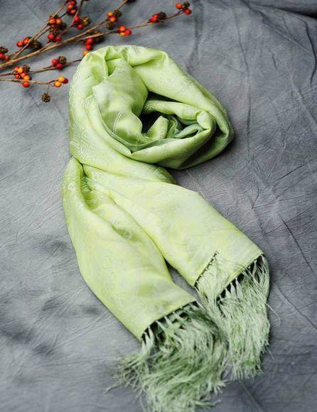 女士礼物南京特产 南京云锦荣贵坊 花纹云锦精品丝巾披肩围巾现货,淘宝优惠券,粉丝福利购,淘宝优惠卷