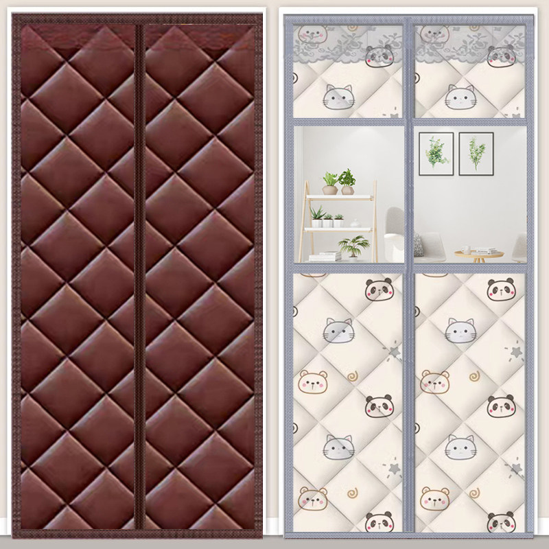 冬季棉门帘家用挡风防寒隔音隔断 兰蔻梦门帘