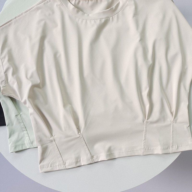 宽松短款运动上衣女轻薄透气瑜伽服速干显瘦跑步健身短袖T恤夏季,淘宝优惠券,粉丝福利购,淘宝优惠卷