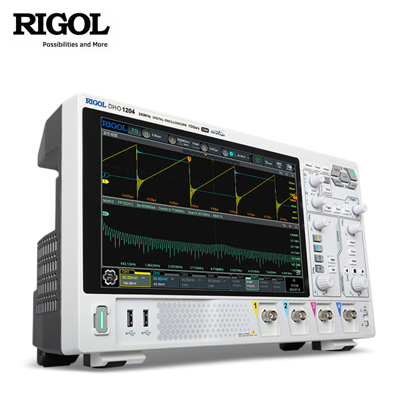 RIGOL普源示波器DHO1074/DHO1104数字四通道全触控屏DHO1072/1204 - 图1