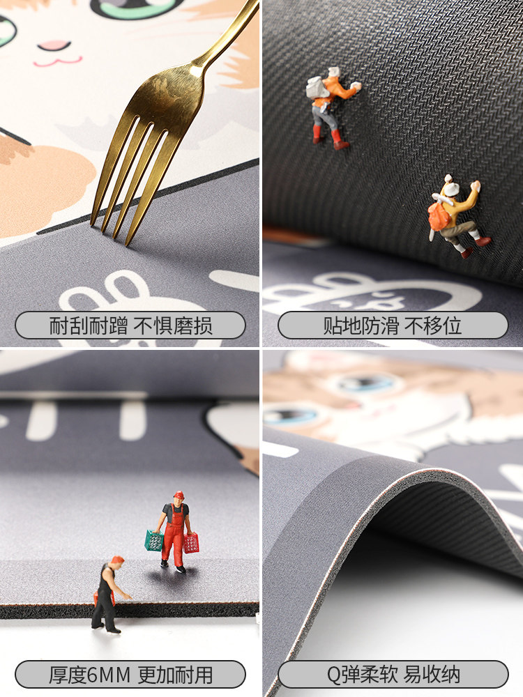 卡通硅藻泥吸水地垫卫生间浴室门口防滑脚垫子厕所洗手间进门地毯