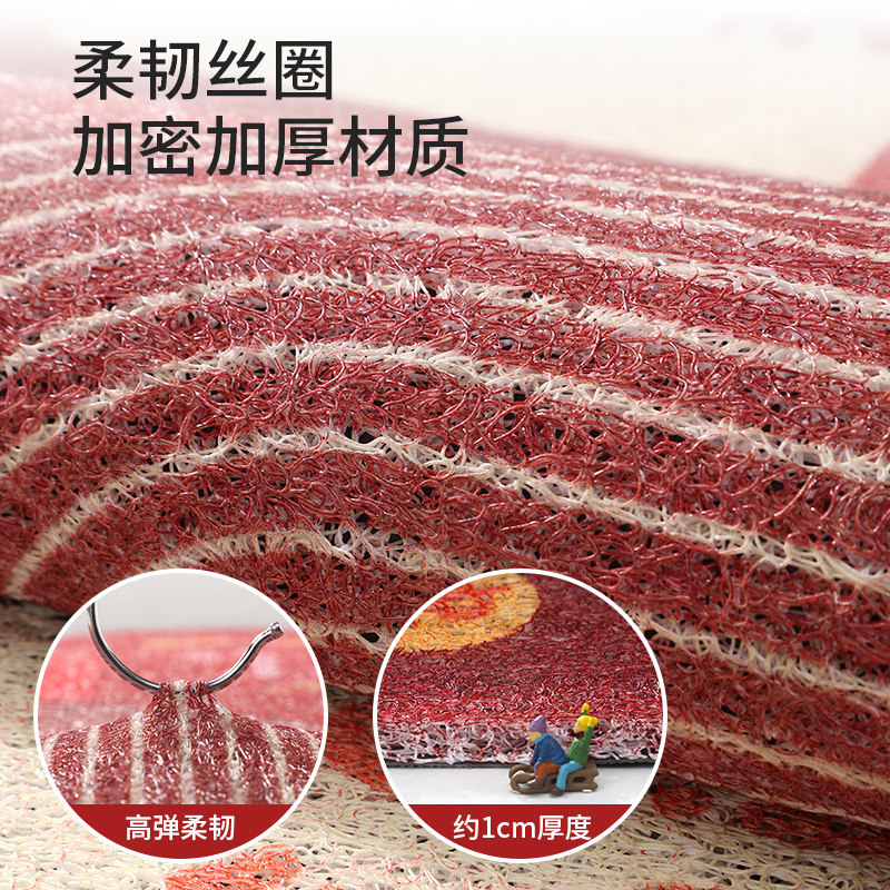 2025新款地垫入户门垫进门大门口丝圈脚垫可裁剪进户红色玄关地毯,淘宝优惠券,粉丝福利购,淘宝优惠卷