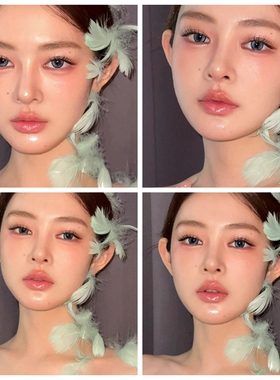 水舞甜美仙女范羽毛发饰