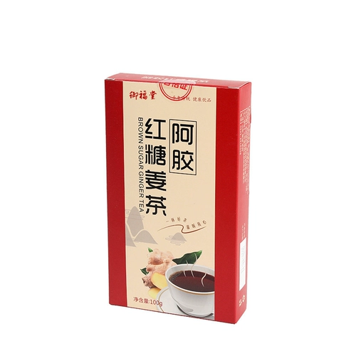 Ejiao Brown Sugar Ginger Tea Prink 100 грамм Shandong East Eate Product Ejiao Ginger Jyjube чайная коробка